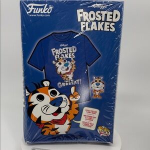 Funko Blue Frosted Flakes Tony the Tiger Pop! T-Shirt Box Set